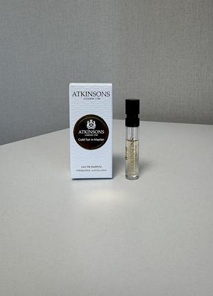 Оригінальний зразок аромату atkinsons gold fair in mayfair