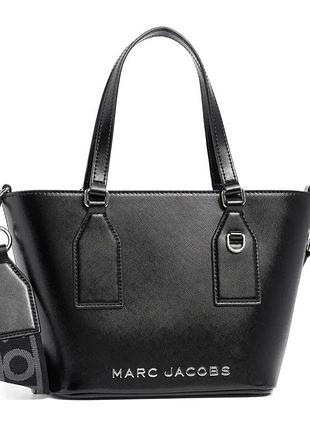 Сумка кросс-боди женская marc jacobs trademarc 2.0 small tote bag 'black' (4f5htt001h02-001)