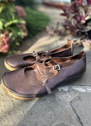 Туфлі жіночі clarks шоколадні, розмір 38