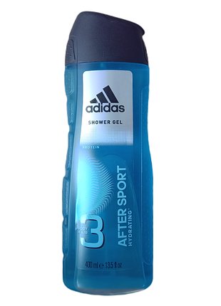 Гель для душа adidas after sport shower gel 3 в 1 для мужчин 400 мл