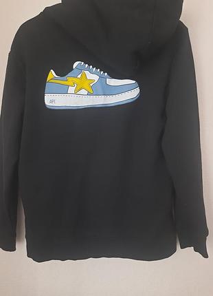 Чоловіча толстовка bape bape sta чорна 2