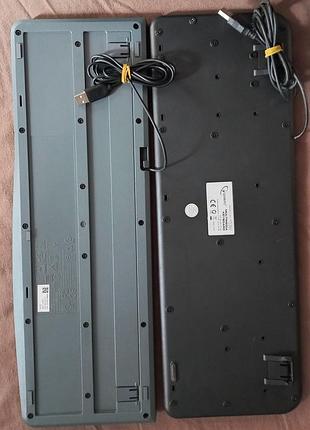 Клавіатури logitech k120 та gembird multimedia usb 2