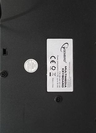Клавіатури logitech k120 та gembird multimedia usb 4