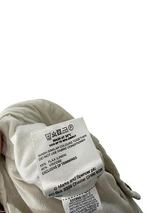 Білі прямі світлі брюки marks&spencer 6