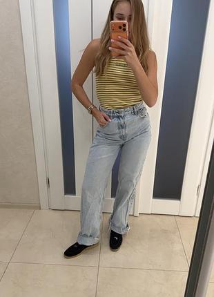 Джинси жіночі zara світло-блакитні