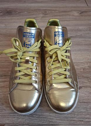 Кеди adidas stan smith золотисті