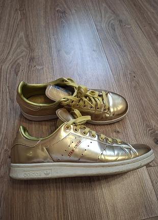 Кеди adidas stan smith золотисті 3