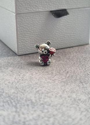 Намистина, шарм мышка teddy bear
