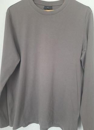 Чоловічий світшот h&m regular fit сірий розмір l