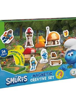 Игра магнитная the smurfs с планшеткой 24ел. 200627 тм dodo