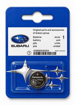 Оригинальная батарейка subaru cr1632 3v panasonic для ключа авто oem 459895645559a