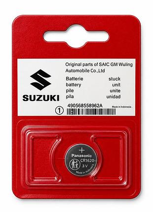 Оригинальная батарейка suzuki cr1620 3v panasonic для смарт ключа 490568558962a