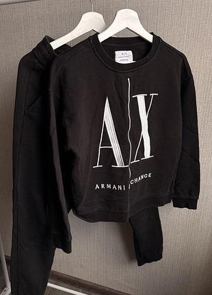 Спортивний костюм чоловічий armani exchange чорний