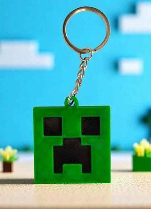 Брелок кріпер з гри minecraft 4,5см тм 3dsd