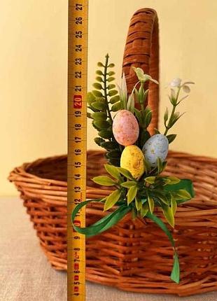 Украшение на крупной корзине no1 красанки тм easter