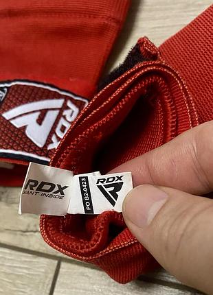 Быстрые боксерские бинты перчатки rdx hosiery inner strap (размер m) красные 5