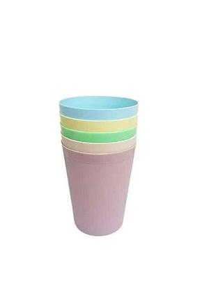 Стакан 275мл 10см ассорти cup275 тм мм-пласт