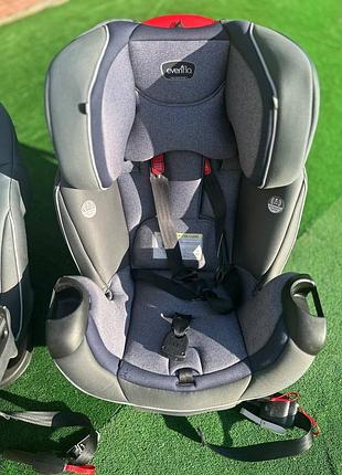 Автокрісло evenflo symphony all-in-one, сірого кольору