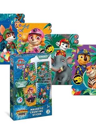 Палочки магнитные paw patrol для подсчета джунгли 40ел. 200654 тм dodo