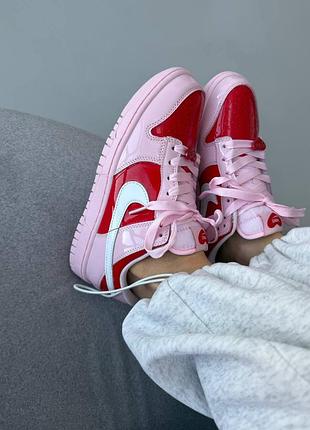 Кросівки nike sb dunk | valentines day red / pink 3