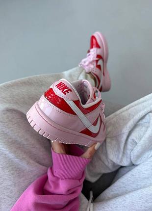 Кросівки nike sb dunk | valentines day red / pink 8