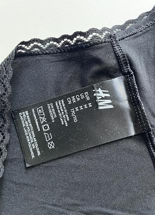 Чорні трусики з поліаміду h&m 4