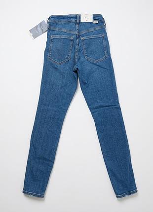 Синие джинсы h&amp;m скинни штаны 5