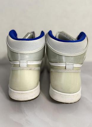 Кросівки nike високі білі з синім 6