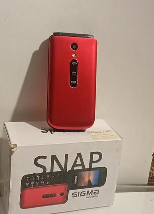 Мобильный телефон sigma mobile x-style 241 snap (red)