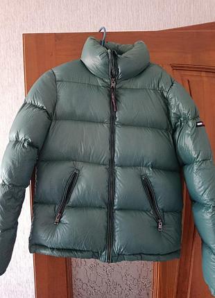 Куртка жіноча tommy leans зимова, зелена, розмір s