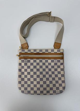 Сумка через плече louis vuitton damier azur pochette bosphore