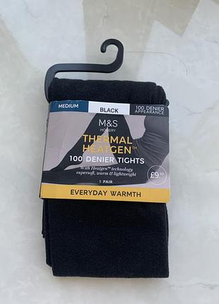 Термоколготки m&s thermal heatgen™ 100 denier, розмір m