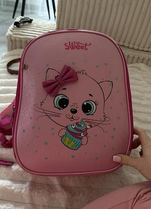 Портфель для дівчаток class schoolcase mini "sweet kitty" рожевий