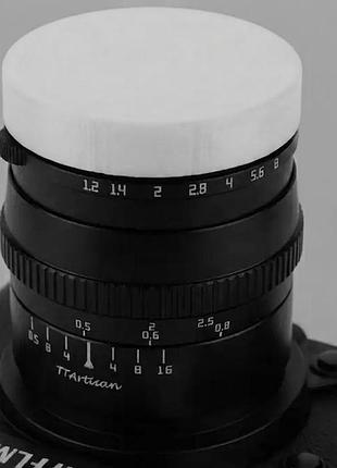 Захисна кришка об'єктива для ttartisan 50mm, біла