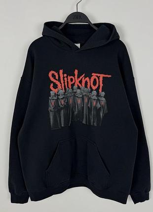 Худі чоловіче slipknot чорне з принтом