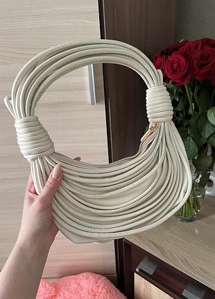 Сумка жіноча молочна повсякденна 2