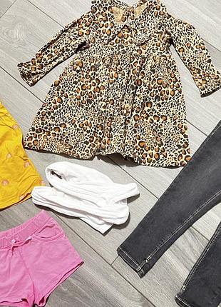 Повсякденний пакет одягу для дівчинки zara, next на 3 роки