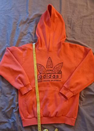Худі для дівчинки adidas помаранчеве