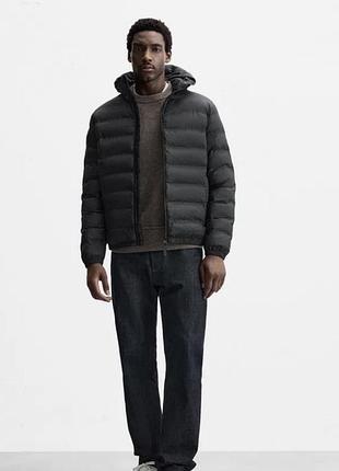 Куртка чоловіча zara демісезонна чорна m
