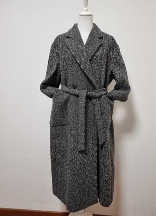 Шерстяне пальто max mara weekend 3