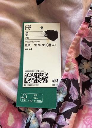 Сукня h&m з квітковим принтом 3