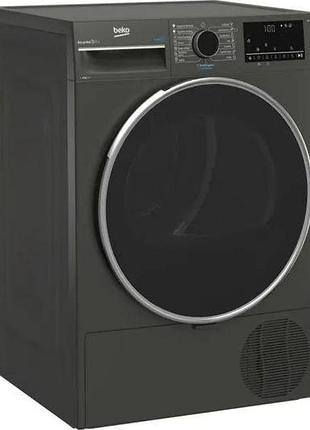 Сушильная машина beko тепловой насос, 8кг, a++, 60см, дисплей, серый