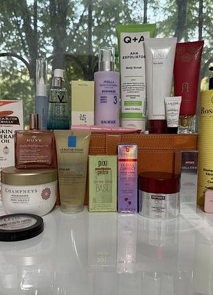 Набір доглядової косметики для обличчя vichi, peptide9, nyx, la roche 24 одиниці