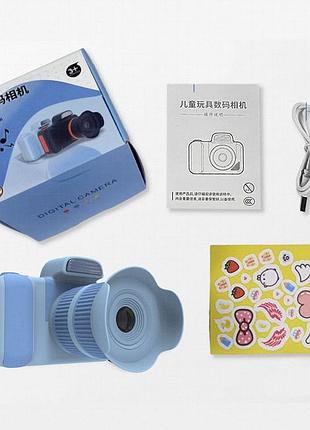 Детская фотокамера d31 digital camera blue 2