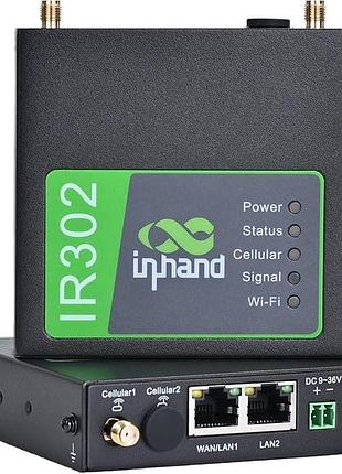 Компактний промисловий маршрутизатор inhand industrial cellular router ir302 vpn-маршрутизатор для інтернету, двосімковий роутер