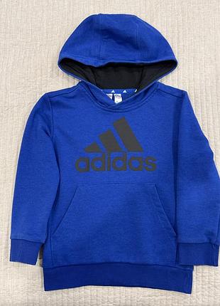 Худі для хлопчиків adidas синього кольору