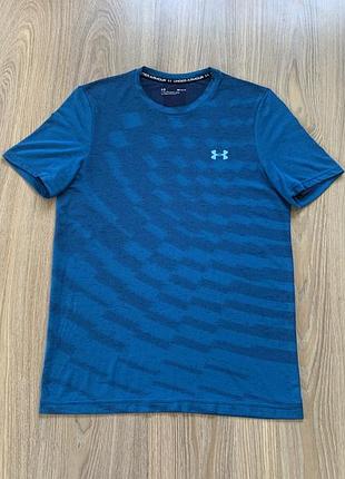 Мужская спортивная тренировочная футболка under armour fitted