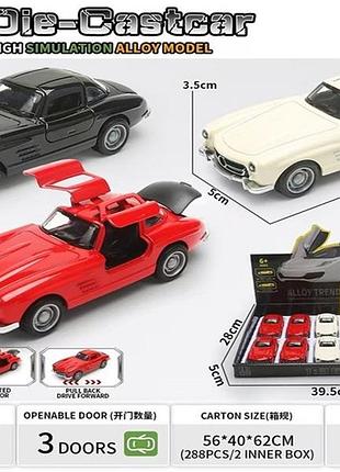 Оптом іграшка машинка-моделька"mercedes benz coupe kinsmart " металева (уп. ящ. )