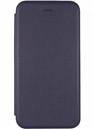 Кожаный чехол-книжка classy для xiaomi redmi note 9s / note 9 pro / note 9 pro max темно-синий