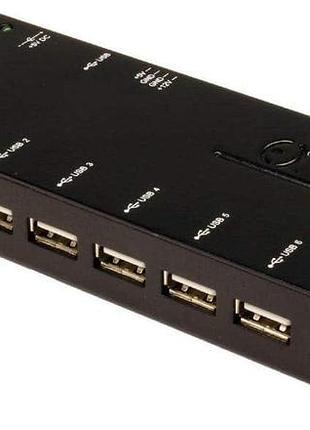 Usb хаб концентратор exsys usb 2.0 metall hub mit ex-1178 настольный расширитель на 7 портов